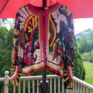 Embellished retro jacket